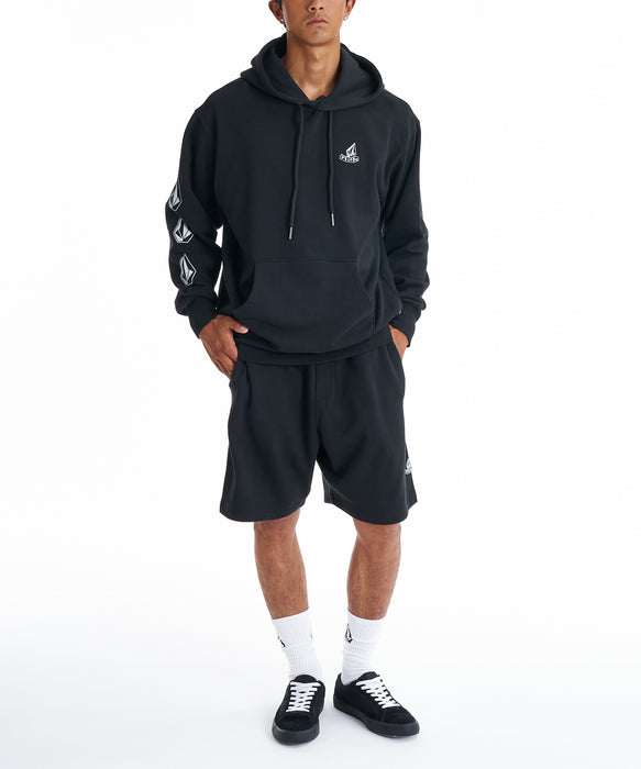 VOLCOM メンズ One Point LOGO SHORT ショートパンツ 【2026年春夏モデル】 BLK / XL
