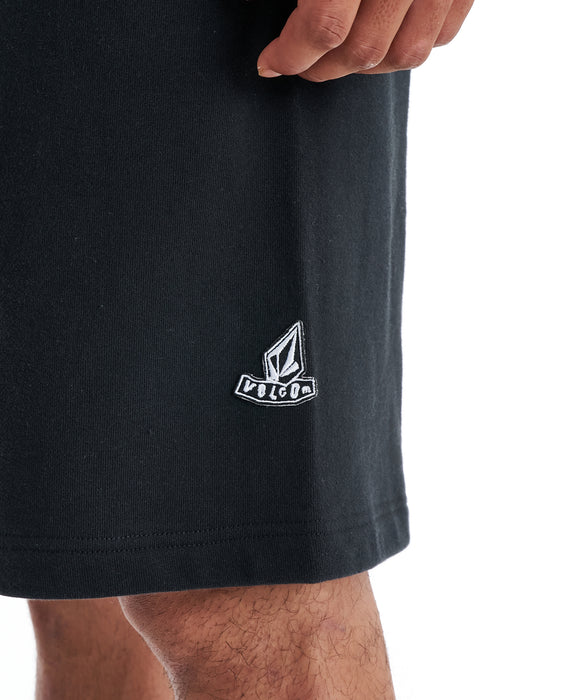 VOLCOM メンズ One Point LOGO SHORT ショートパンツ 【2026年春夏モデル】 BLK / XL