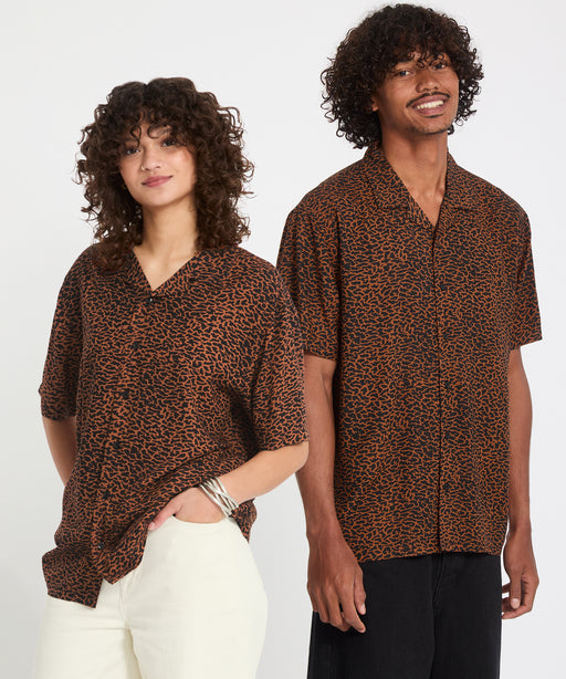 VOLCOM メンズ UTOPIAS PRINT SS 半袖シャツ 【2026年春夏モデル】 BRH / XL