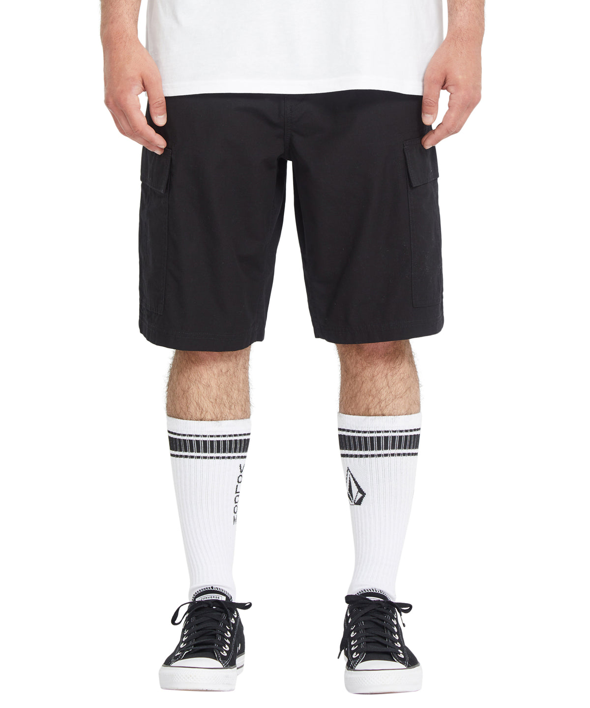 VOLCOM メンズ STRANGE TRIPPER CARGO SHORT 22 ショートパンツ 【2026