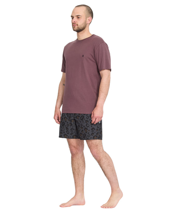 VOLCOM メンズ MELANGE TRUNK 17 ボードショーツ 【2026年春夏モデル】 ASB / XL