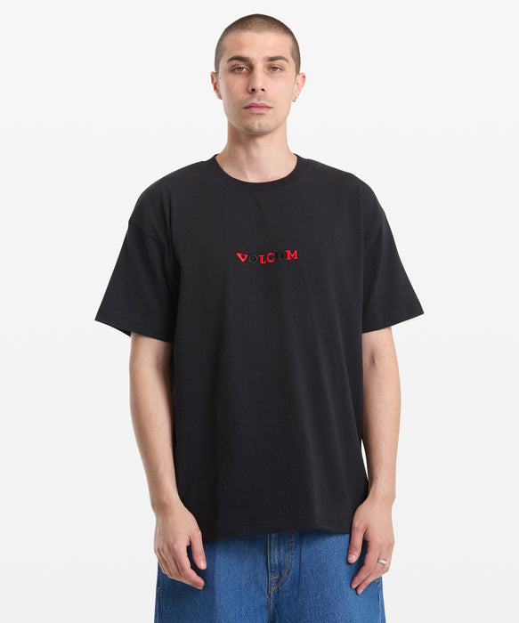 VOLCOM メンズ FA SETH CONBOY LSE S Tシャツ 【2026年春夏モデル】 BLK / XL