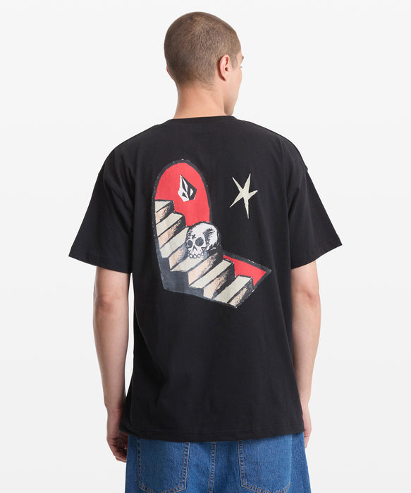 VOLCOM メンズ FA SETH CONBOY LSE S Tシャツ 【2026年春夏モデル】 BLK / XL