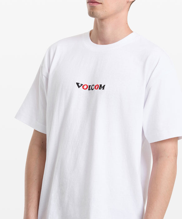 VOLCOM メンズ FA SETH CONBOY LSE S Tシャツ 【2026年春夏モデル】 WHT / XL