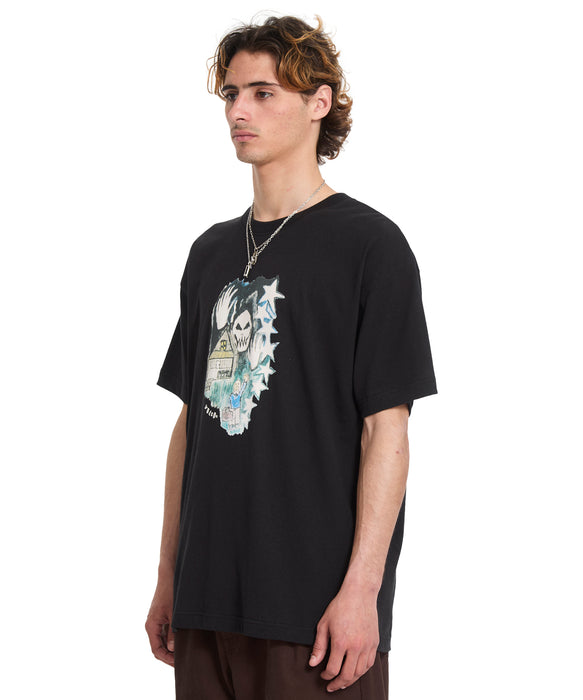 VOLCOM メンズ FA ISSAM AUPTEL LSE  Tシャツ 【2026年春夏モデル】 BLK / XL