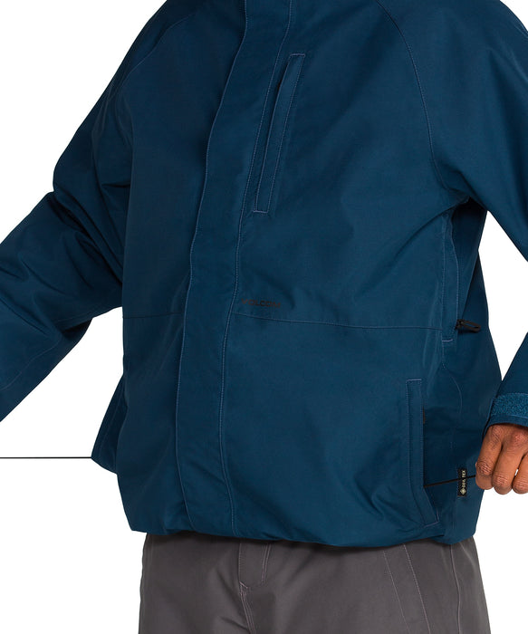 VOLCOM メンズ DUA GORE-TEX JACKET スノージャケット 【26-27SNOWモデル】 BLU / XXL