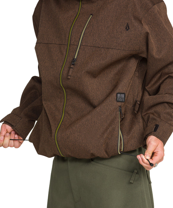 VOLCOM メンズ TOP STITCH JACKET スノージャケット 【26-27SNOWモデル】 B0D / XL