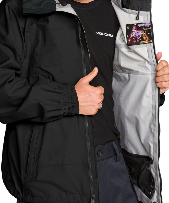 VOLCOM メンズ ARTHUR 3L 20K JACKET スノージャケット 【26-27SNOWモデル】 BLK / XL