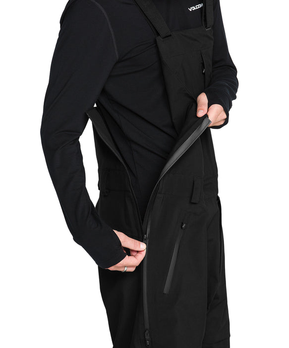 VOLCOM メンズ ANYOX 3L GORE PRO BIB スノーパンツ 【26-27SNOWモデル】 BLK / XL