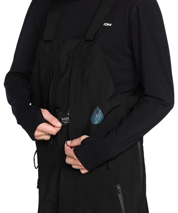 VOLCOM メンズ ANYOX 3L GORE PRO BIB スノーパンツ 【26-27SNOWモデル】 BLK / XL