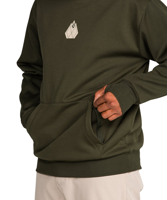 VOLCOM メンズ HYDRO RIDING HOODIE パーカー 【26-27SNOWモデル】 DGN / L