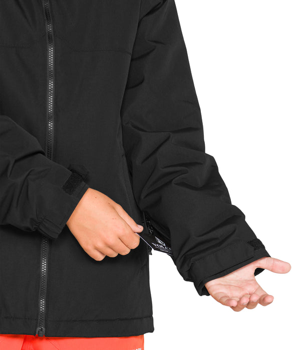VOLCOM キッズ STONE.91 INS JACKET スノージャケット 【26-27SNOWモデル】 BLK / L