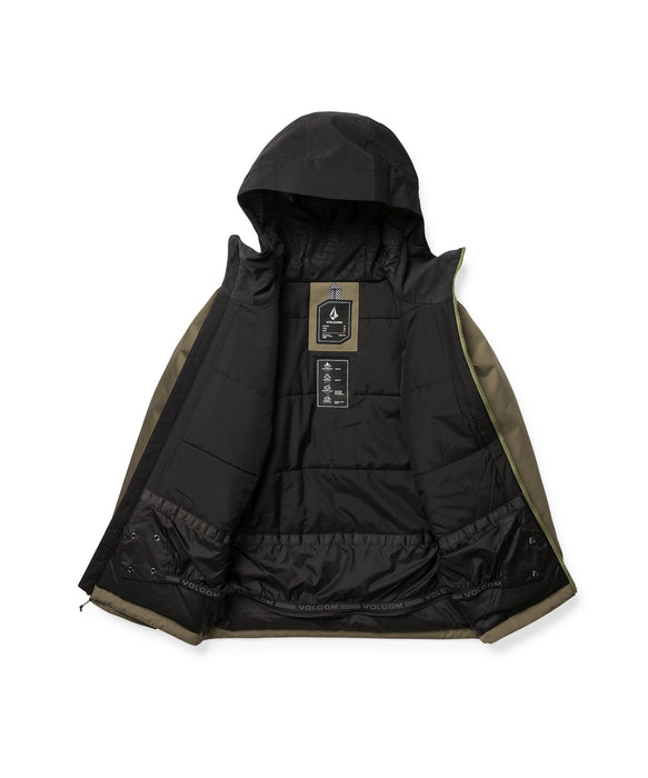 VOLCOM キッズ STONE.91 INS JACKET スノージャケット 【26-27SNOWモデル】 BLK / L