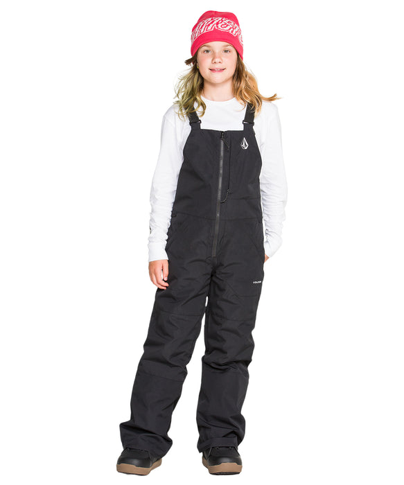 VOLCOM キッズ BARKLEY INS BIB OVERALL スノーパンツ 【26-27SNOWモデル】 BLK / L