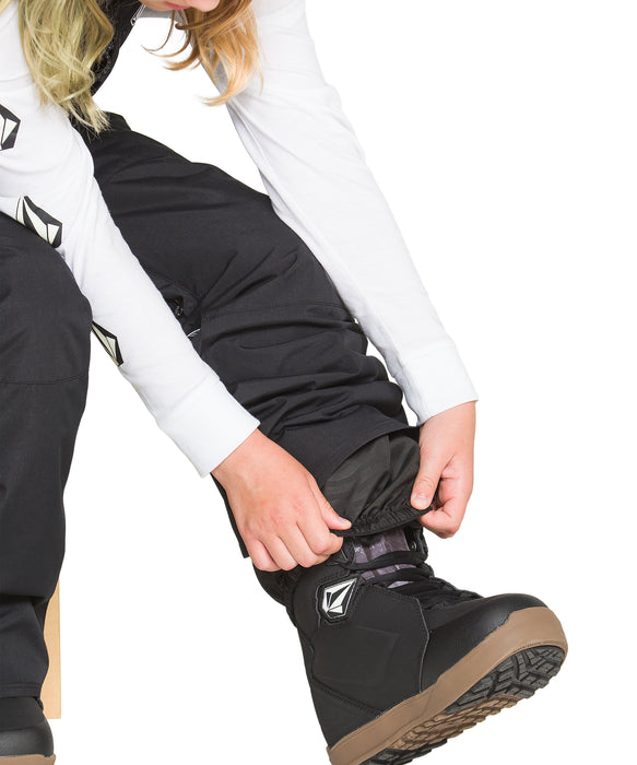 VOLCOM キッズ BARKLEY INS BIB OVERALL スノーパンツ 【26-27SNOWモデル】 BLK / L