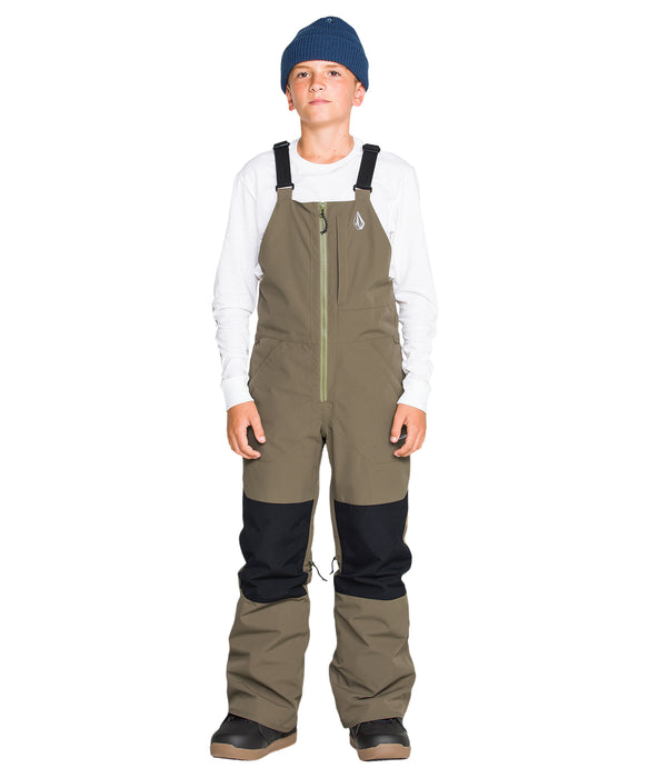 VOLCOM キッズ BARKLEY INS BIB OVERALL スノーパンツ 【26-27SNOWモデル】 BLK / L