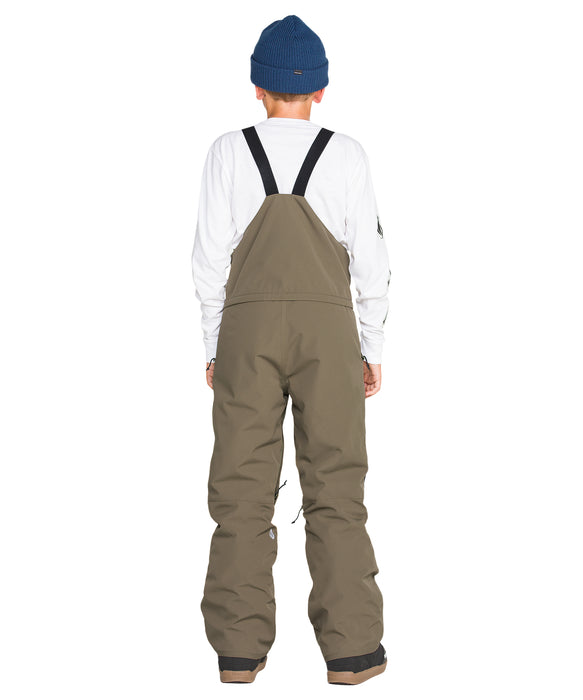 VOLCOM キッズ BARKLEY INS BIB OVERALL スノーパンツ 【26-27SNOWモデル】 BLK / L