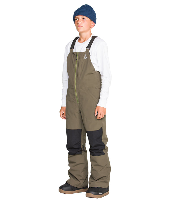 VOLCOM キッズ BARKLEY INS BIB OVERALL スノーパンツ 【26-27SNOWモデル】 BLK / L