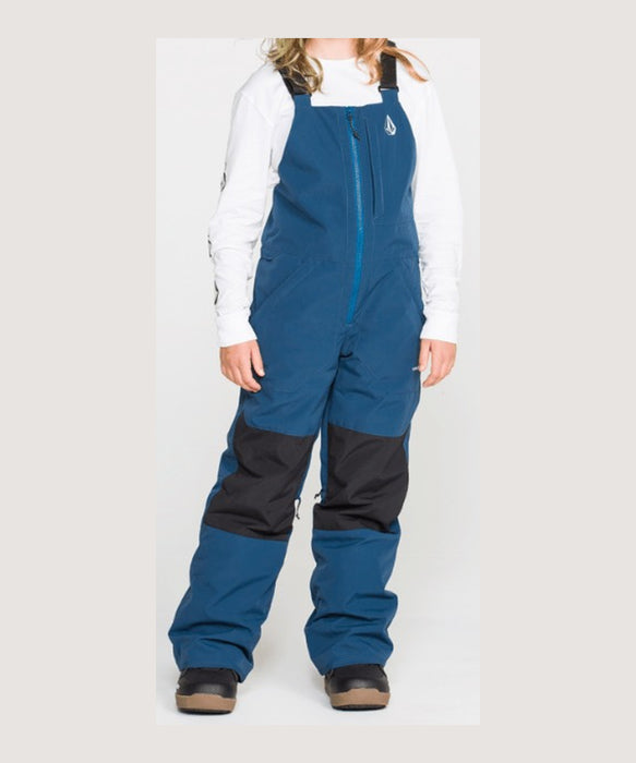 VOLCOM キッズ BARKLEY INS BIB OVERALL スノーパンツ 【26-27SNOWモデル】 BLU / L