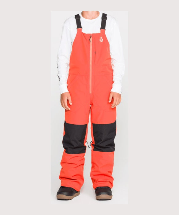 VOLCOM キッズ BARKLEY INS BIB OVERALL スノーパンツ 【26-27SNOWモデル】 ORG / L