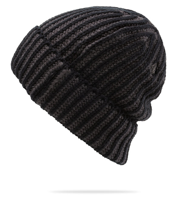 VOLCOM メンズ KNIT STONED BEANIE ビーニー 【26-27SNOWモデル】 DGY / F