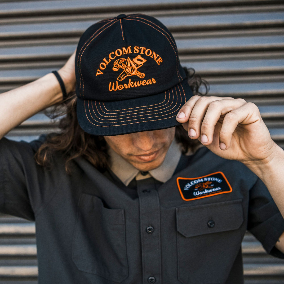 VOLCOM メンズ FUNDAMENTALS WORK HAT キャップ 【2026年夏モデル】