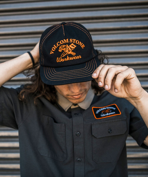 VOLCOM メンズ FUNDAMENTALS WORK HAT キャップ 【2026年夏モデル】