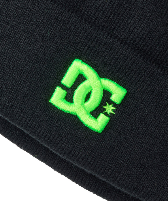 DC SHOES キッズ 26 KD DOUBLE WATCH STAR ビーニー 【2026年秋冬モデル】 BKG / F