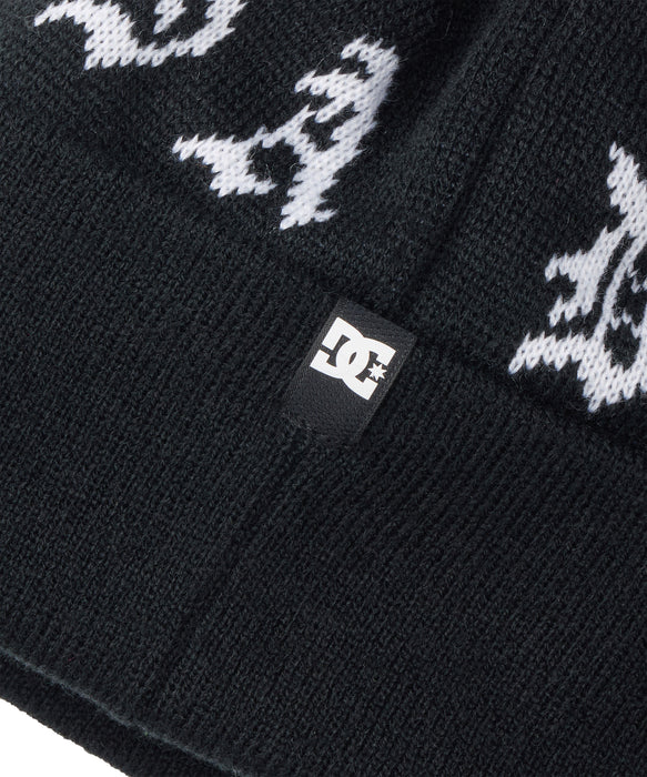 DC SHOES キッズ 26 KD OE POM WATCH BEANIE ビーニー 【2026年秋冬モデル】 BLK / F