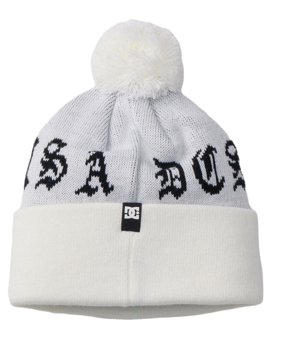 DC SHOES キッズ 26 KD OE POM WATCH BEANIE ビーニー 【2026年秋冬モデル】 WHT / F