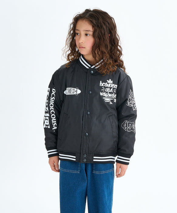 DC Shoes 25 KD VARSITY JACKET ジャケット アウター キッズ