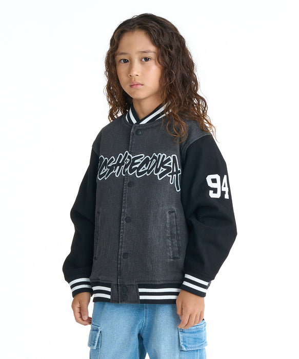 DC SHOES キッズ 26 KD VARSITY JACKET バーシティジャケット アウター 【2026年春夏モデル】 BDB / 160