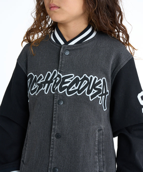 DC SHOES キッズ 26 KD VARSITY JACKET バーシティジャケット アウター 【2026年春夏モデル】 BDB / 160