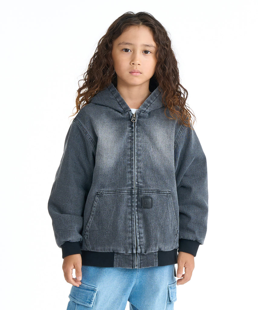 DC SHOES キッズ 26 KD HOOD JACKET ストレッチデニム フーディ