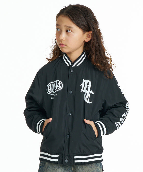 DC SHOES キッズ 26 KD VARSITY JACKET ジャケット 【2026年秋冬モデル】 BKB / 160