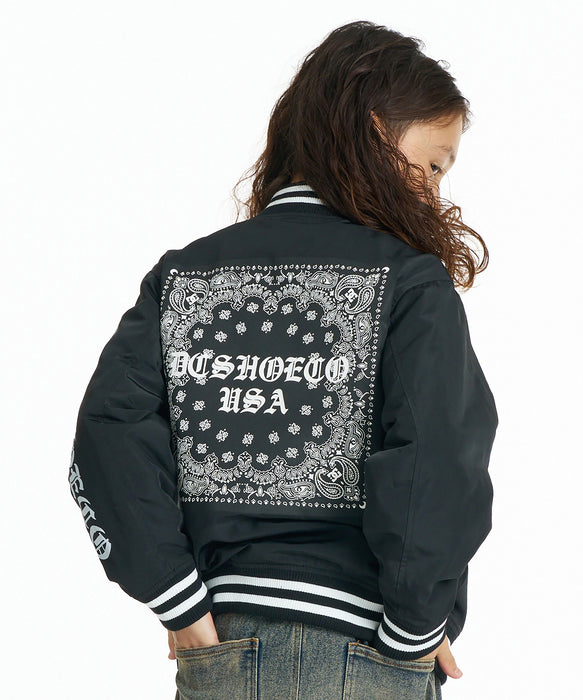 DC SHOES キッズ 26 KD VARSITY JACKET ジャケット 【2026年秋冬モデル】 BKB / 160