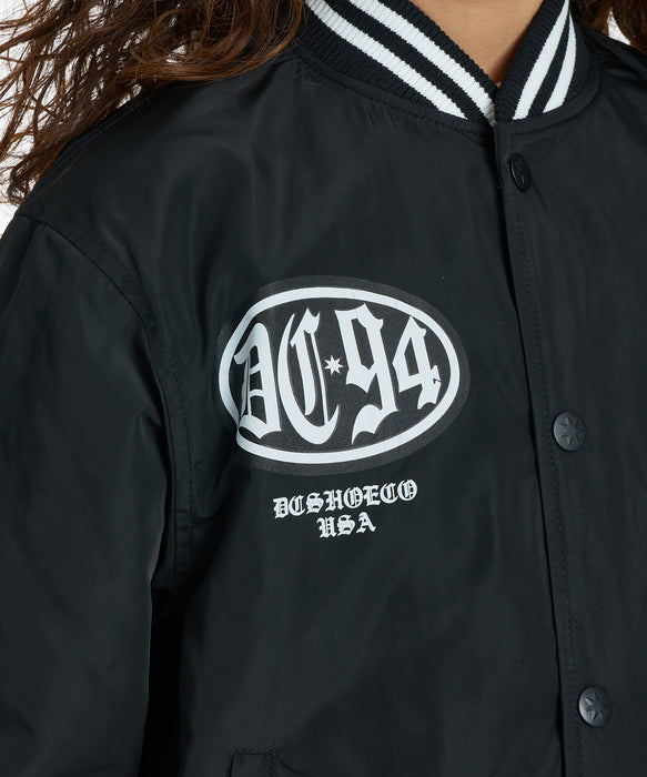 DC SHOES キッズ 26 KD VARSITY JACKET ジャケット 【2026年秋冬モデル】 BKB / 160