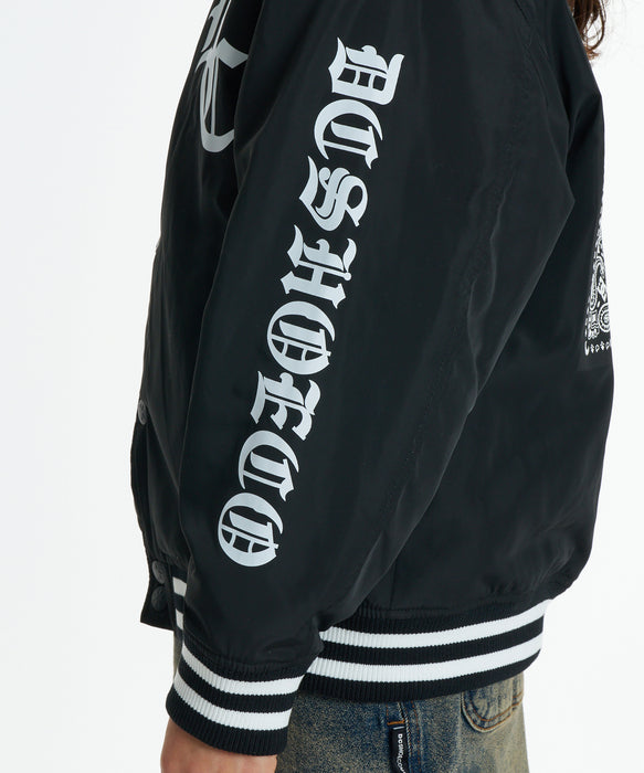 DC SHOES キッズ 26 KD VARSITY JACKET ジャケット 【2026年秋冬モデル】 BKB / 160