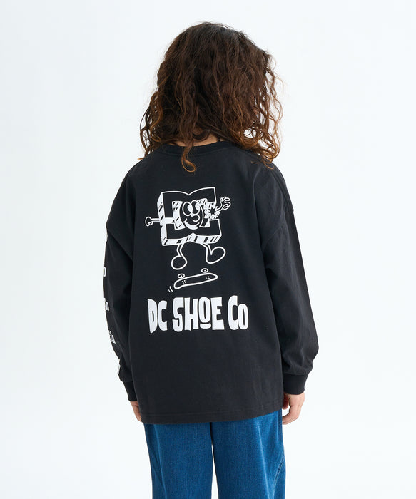 DC Shoes 25 KD PLAY TIME LS 長袖Tシャツ キッズ
