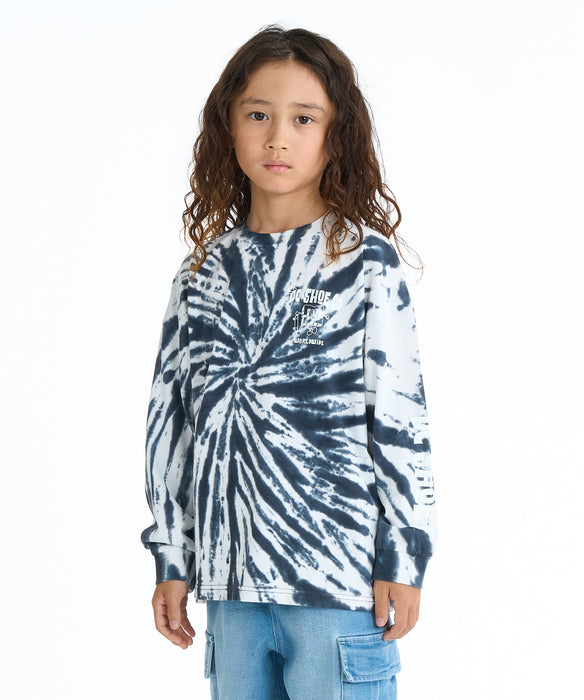 DC SHOES キッズ 26 KD PLAY BUDDY LS オーバーサイズ ロンT 長袖Tシャツ 【2026年春夏モデル】 BKT / 160