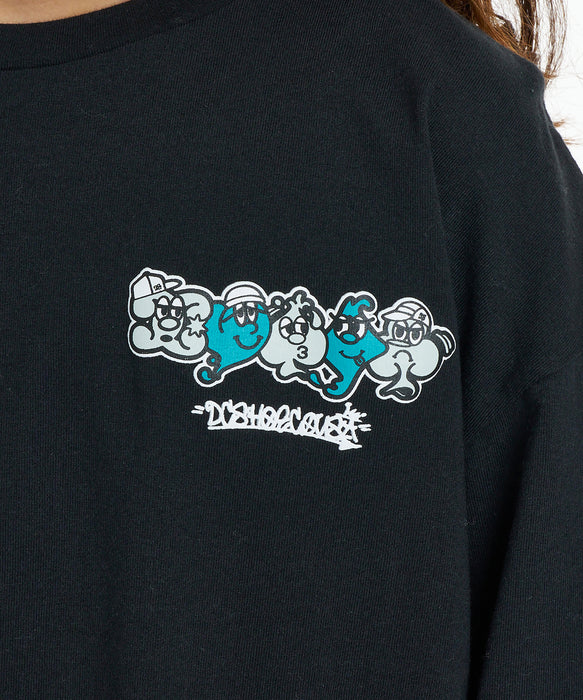 DC SHOES キッズ 26 KD CARDGAME LS ロンT 【2026年秋冬モデル】 BLK / 160