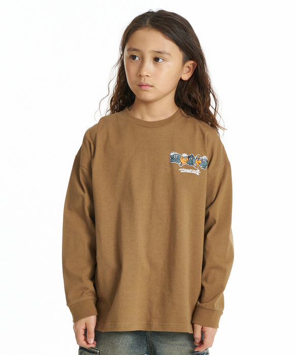DC SHOES キッズ 26 KD CARDGAME LS ロンT 【2026年秋冬モデル】 BRN / 160