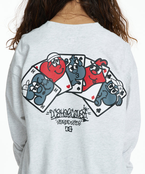 DC SHOES キッズ 26 KD CARDGAME LS ロンT 【2026年秋冬モデル】 GRY / 160
