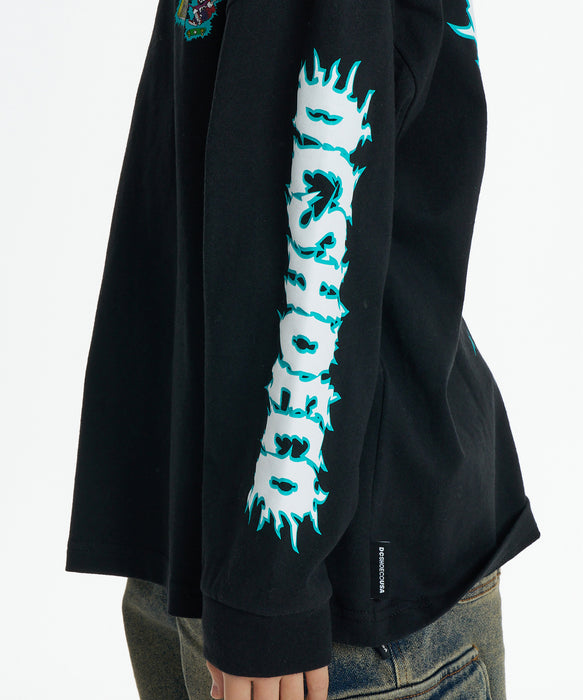 DC SHOES キッズ 26 KD ELECTRIC LS ロンT 【2026年秋冬モデル】 BLK / 160