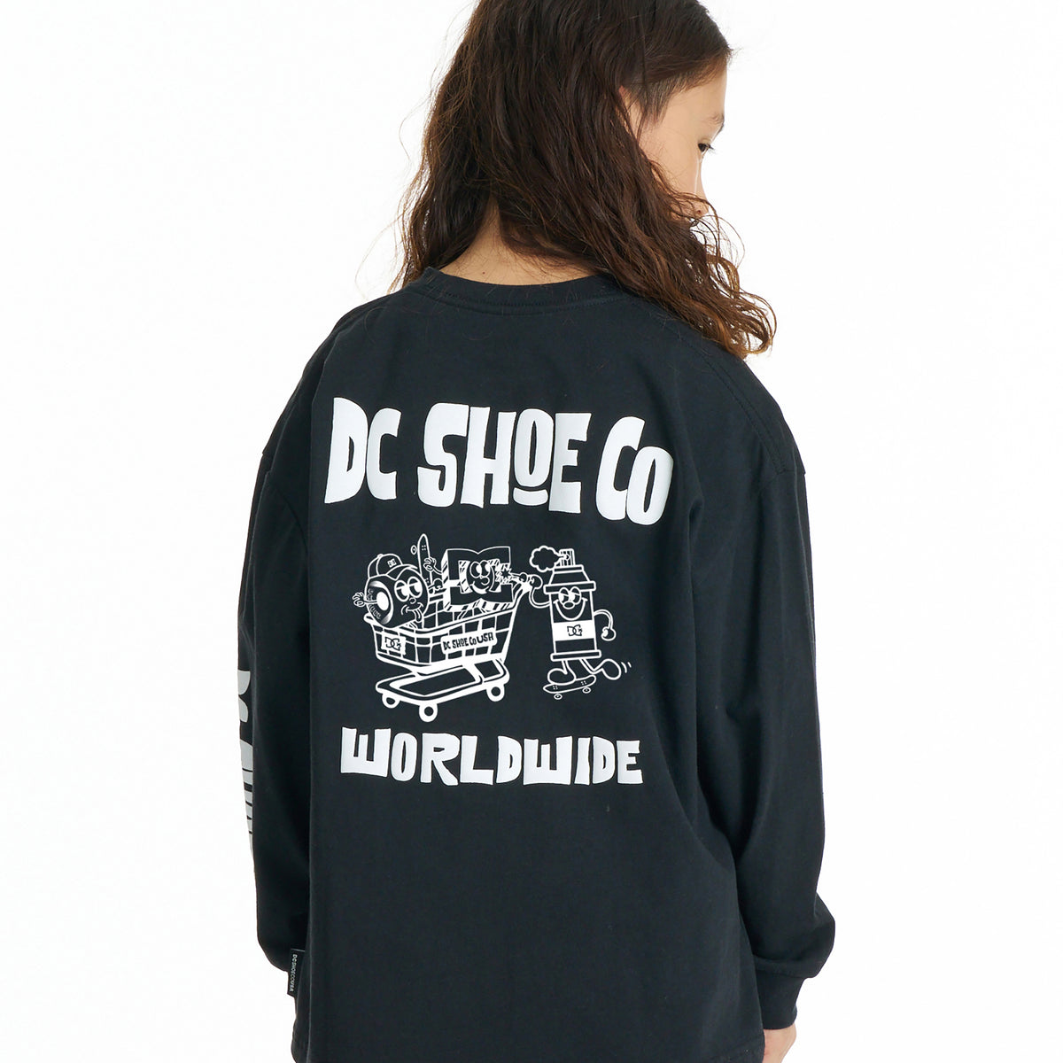 DC SHOES キッズ 26 KD MISCHIEF CREW LS ロンT 【2026年秋冬モデル】