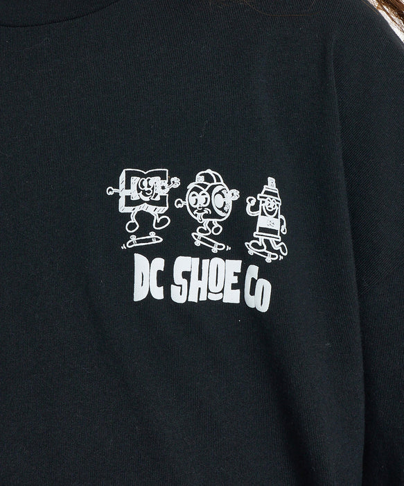 DC SHOES キッズ 26 KD MISCHIEF CREW LS ロンT 【2026年秋冬モデル】 BLK / 160