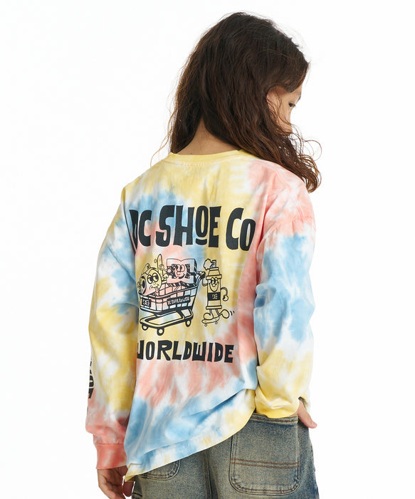 DC SHOES キッズ 26 KD MISCHIEF CREW LS ロンT 【2026年秋冬モデル】 MLT / 160