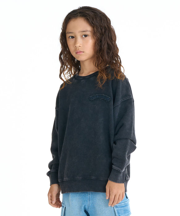 DC SHOES キッズ 26 KD HIDDEN CREWNEC プルオーバー トレーナー【2026年春夏モデル】 BKS / 160