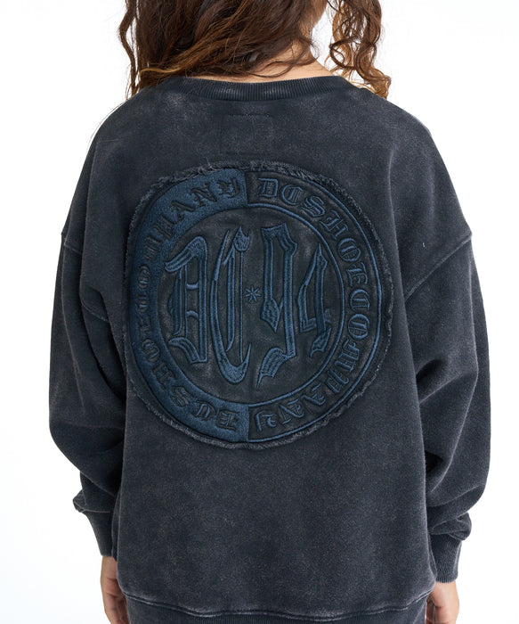 DC SHOES キッズ 26 KD HIDDEN CREWNEC プルオーバー トレーナー【2026年春夏モデル】 BKS / 160