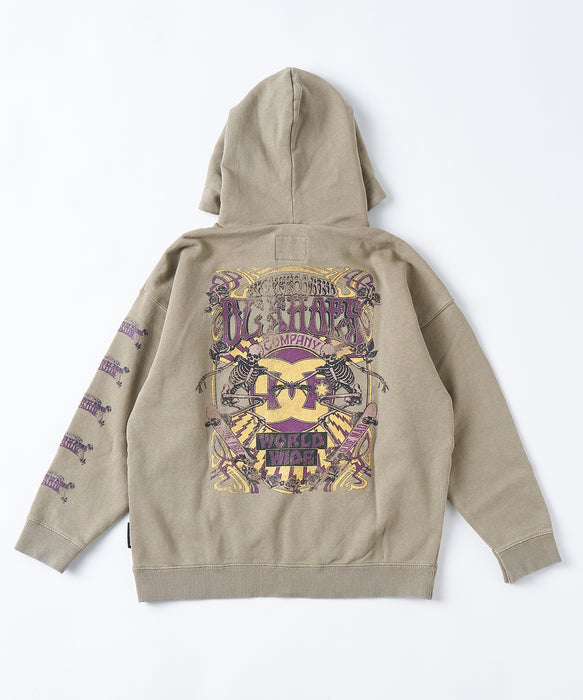 DC SHOES キッズ 26 KD DOUBLE SKULL PH パーカー フーディ【2026年春